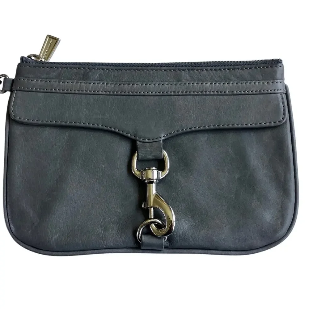 Rebecca Minkoff Gray Wristlet Clutch